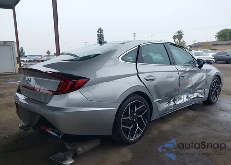 2021 Hyundai Sonata N Line from USA, damaged, VIN 5NPEK4JC7MH132794